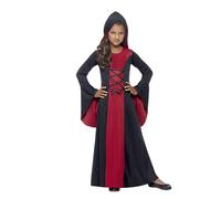 Smiffys Vamp Costume, Red & Black (Size M)