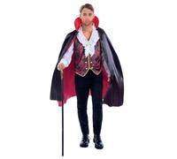 Smiffys Vampire Mens Fancy Dress Costume, Size Large