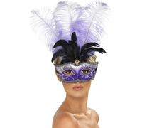 Smiffys Venetian Colombina Eye Mask Smiffys Multicolor