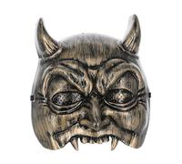 Smiffys 52844 Venetian Devil Masquerade Mask, Men, Gold, One Size