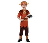 Smiffys Children Viking Costume Brown - Medium Boys Fancy Dress Ages 7-9Years