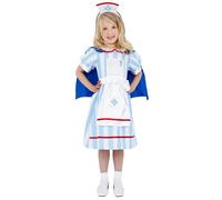 Smiffys Vintage Nurse Costume, Blue (Size S)