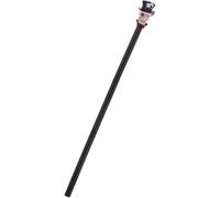 Smiffys Voodoo Skull Cane in Black Smiffys Black