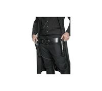 Authentic Western Cowboy Black Belt and Holster Fancy Dress Accessory