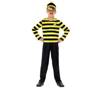 Smiffys Officially Licensed Wheres Wally Odlaw Costume
