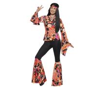 Smiffys Willow the Hippie Women's Fancy Dress Costume