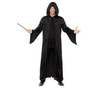 Smiffys Wizard Cloak in Black Smiffys Black