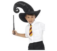 Smiffys Wizard Costume Accessory Set in Black Smiffys Black One Size