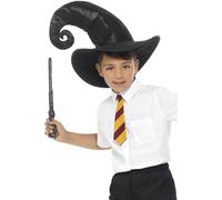 NEW Harry Potter Wizard Kit Hat ,Tie and Wand World Book Day Kids Accessories