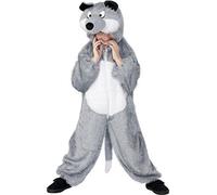Smiffys Wolf Costume, Grey