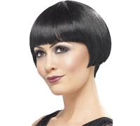 Smiffys Women's 20s Flapper Bob Wig in Black Smiffys Black