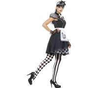 Smiffys Women's Alice Gothic Costume Set in Black | Size: XL Smiffys Black XL