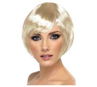 Smiffys Women's Babe Wig in Yellow Smiffys Yellow