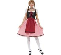 Smiffys Women's Bavarian Tavern Maid Costume Set in Off-White | Size: Medium Smiffys Off-White M