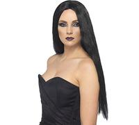 Smiffys Womens Long Black Witch Wig