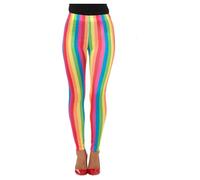 Smiffys Women's Clown Rainbow Leggings | Size: Large Smiffys Multicolor L