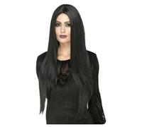 Smiffys Women's Deluxe Witch Wig in Black Smiffys Black