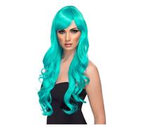 Smiffys Women's Desire Wig in Aqua Smiffys Aqua