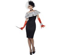 Smiffys Women's Evil Madame Costume in Black | Size: XL Smiffys Black XL