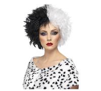 Smiffys Women's Evil Madame Evil Wig in Black Smiffys Black