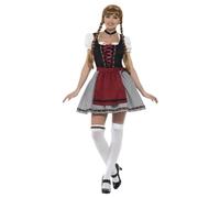 Smiffys Women's Flirty Frulein Bavarian Costume Set in Jet Black | Size: Small Smiffys Jet Black S