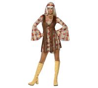 Smiffys Womens/Ladies 60s Groovy Baby Costume Set