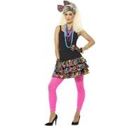 Smiffys Womens/Ladies 80s Party Costume Set