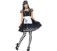 Smiffys Womens/Ladies Alice Gothic Costume Set