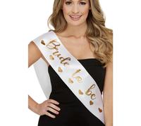 Smiffys Womens/Ladies Bride To Be Party Sash