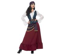 Smiffys Womens/Ladies Deluxe Buccaneer Beauty Pirate Costume Set