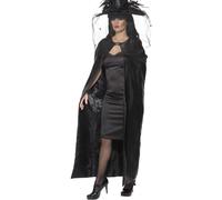 Smiffys Womens/Ladies Deluxe Witch Cape / One Size Black SM410
