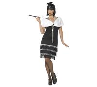 Smiffys Womens/Ladies Flapper Costume Set