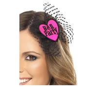 Smiffys Womens/ladies Heart Hen Party Hair Clip