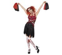 Smiffys Womens/Ladies High School Horror Cheerleader Costume