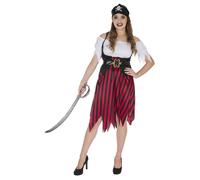 Smiffys Womens/Ladies Pirate Costume Set
