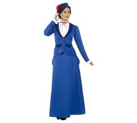 Smiffys Womens/Ladies Victorian Nanny Plus Costume Set