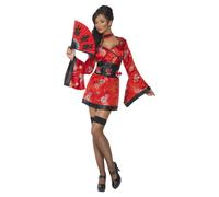 Smiffys Womens/Ladies Vodka Geisha Costume Set