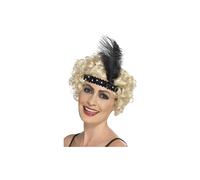Smiffys Women's One Size Flapper Headband Black