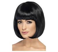Smiffys Women's Partyrama Wig in Black Smiffys Black