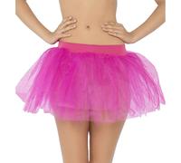 Smiffys Women's Polyester Tutu Skirt in Fuchsia Smiffys Fuchsia One Size
