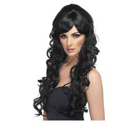 Smiffys Women's Pop Starlet Wig in Black Smiffys Black