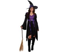 Smiffys Women's Practical Spell Witch Costume in Black | Size: Large Smiffys Black L