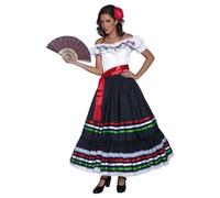 Smiffys Women's Senorita Western Costume in White | Size: Medium Smiffys White M