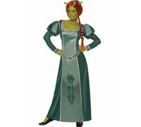 Smiffys Womens Shrek Fiona Costume, Dress, Headband Ears, Shrek, Colour Gree