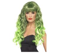Smiffys Women's Siren Wig in Green Smiffys Green
