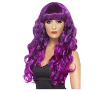 Smiffys Women's Siren Wig in Purple