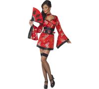 Smiffys Womens Smiffys Vodka Geisha Costume Vodka Geisha Costume