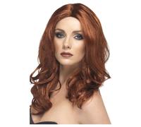 Smiffys Women's Superstar Wig in Auburn