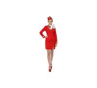 Smiffys Trolley Dolly Costume Red Large