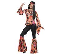 Smiffys Women's Willow The Hippie Costume Set | Size: Medium Smiffys Multicolor M